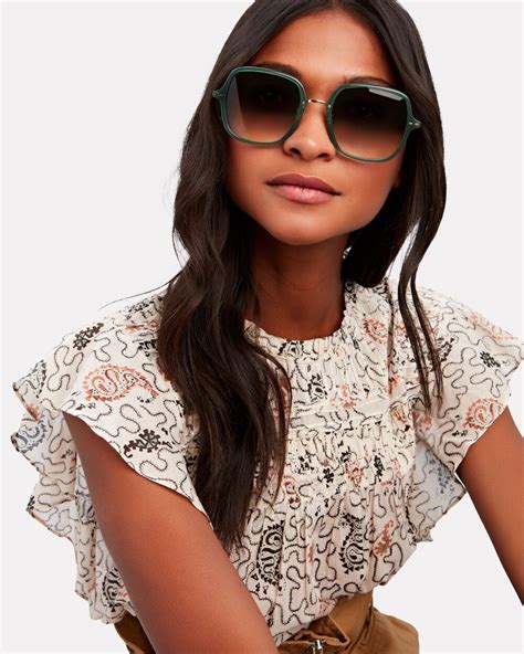 isabel marant square sunglasses.